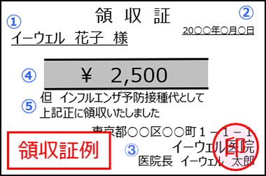領収書サンプル